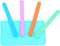4 PCS Silicone Stir Sticks, Reusable Silicone Popsicle Sticks for Mixing Resin, Epoxy, Liquid, Paint, Making Glitter Tumblers(4-Silicone Stir Stic...