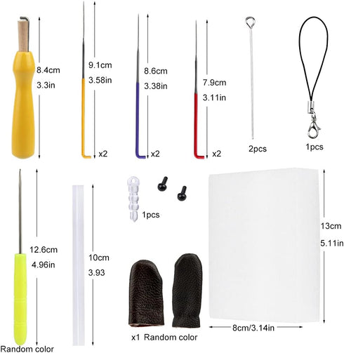 BAGERLA Needle Felting Supplies Kits, Needle Felting Kit Beginner with Tools, Felting Foam Mat, Colorful Wool, Felting Kit for DIY Handcraft Duck ...