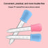 8Pcs 5ml Small Silicone Plastic Dropper Medicine Feeder Pipette Dropper Liquid Food Dropper Infant Utensils Experiment Supplies(Random Color)...