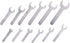 12PCS Single Open Ended Wrench Set Silver Flat Spanner Combination 1.5mm Ultra Thin Repair Tool for Limited Space Conditions...