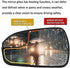 Left Driver Side Heated Mirror Glass Replacement For 2013-2020 Ford Fusion - For Ford Fusion Driver Mirror Glass With Rear Holder, Replace DS7Z17K...