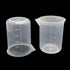 8 Pcs Epoxy Mixing Cups, 100ml/3.4oz Plastic Graduated Cup Clear Measuring Cup for Mixing Paint, Stain, Epoxy, Resin...
