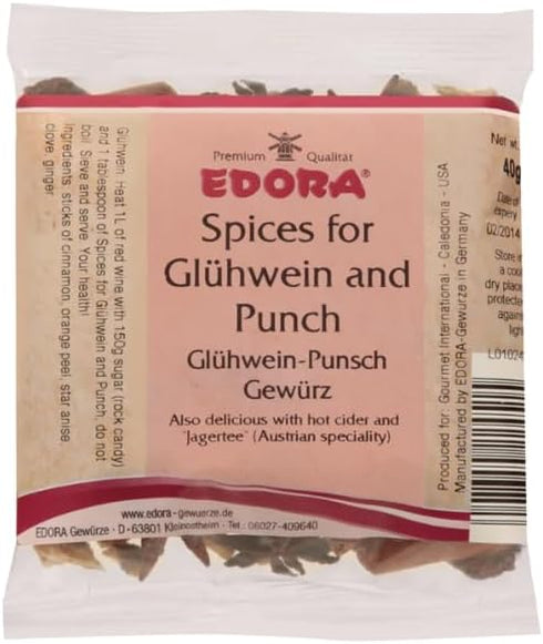 Edora Gingerbread Spices, Christmas Cookie Baking Kit Includes Stollen, Spekulatius, Gingerbread Cookie Cutters, Bundled with Stir Spoon...