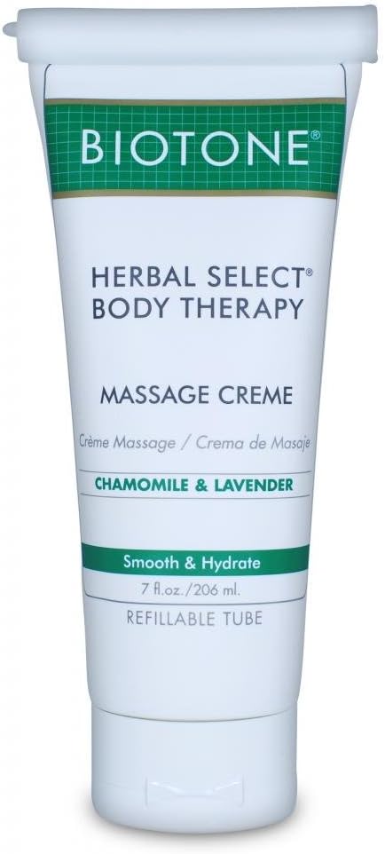 Biotone Herbal Select Massage Products Body Therapy Creme, 7 Ounce...