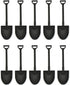 100Pcs Plastic Disposable Mini Shovels Pudding Yogurt Spoons Ice Cream Dessert Spoon Mini Shovel Shape Spoons Cute Disposable Plastic Dessert Spoo...