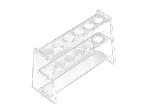 Transparent 12-Hole Acrylic Acrylic Test Tube Rack for 10ML Test Tube (10ml(6 Sockets))...