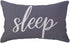 ULOVE LOVE YOURSELF Sleep Lumbar Throw Pillow Covers Farmhouse Rustic Decorative Rectangular/Waist Pillowcases 12 x 20 Inch Decor Cushion Covers H...