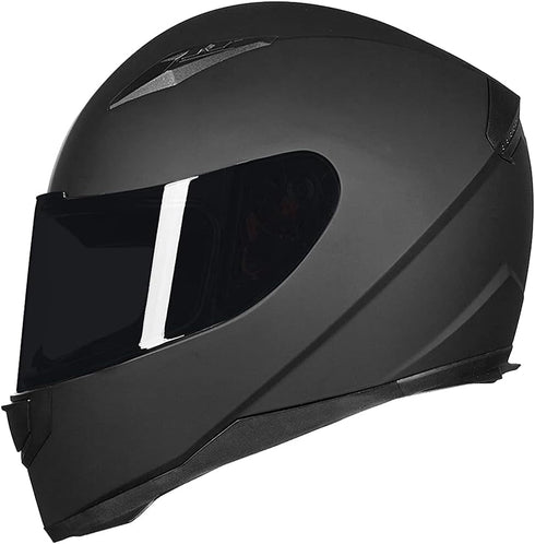 ILM Black Visor for Full Face Motorcycle Street Bike Helmet DOT (Visor, Black)...