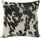 luvfabrics Pillow Cover Cow Madness Velvet Suede 18"x18" - Home Decor (Black)...