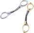 Portable Scissor Keychain Small Mini Folding Scissors Stainless Steel Cutter with Keyring Hole Glassess Shaped Scissors for Travel/School/Office/C...