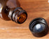 Premium Amber Glass Boston Round Bottles, 1/2 oz (15ml) Capacity - Durable, UV-Protective 5-Pack with Leak-Proof Black Cone-Lined Caps - Perfect f...