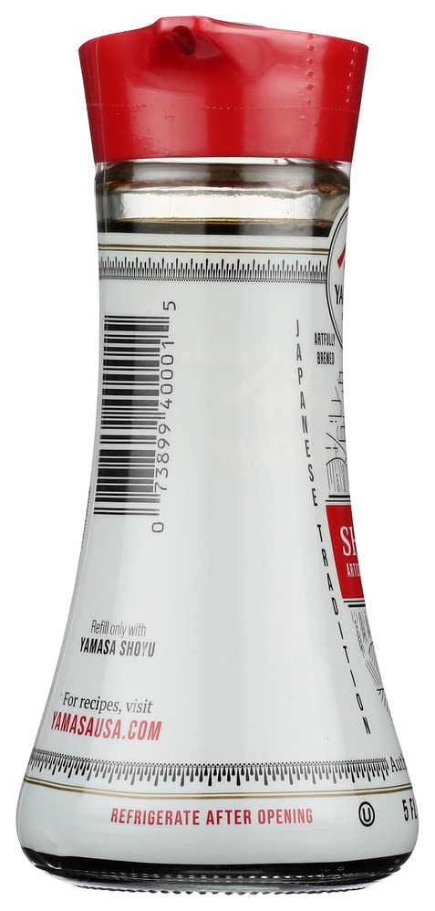 Yamasa, Shoyu Artisanal Soy Sauce, Non-GMO, Glass Bottle with Dispenser, 5 fl oz...