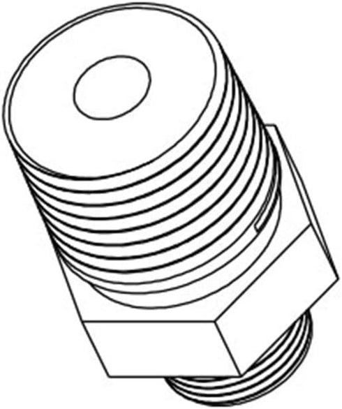 Moen 175921 Parts & Accessories Commercial 3/8" Compression Adapter, or Unfinished...