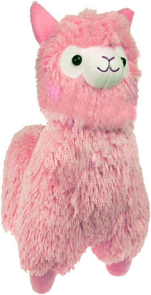Cuddly Soft Pink Alpaca Llama Lamb Toy -7" Stuffed Animal Cushion Plush Doll Valentine Gift New Baby Gift Graduate Gift Lovers Anniversary Fiesta ...