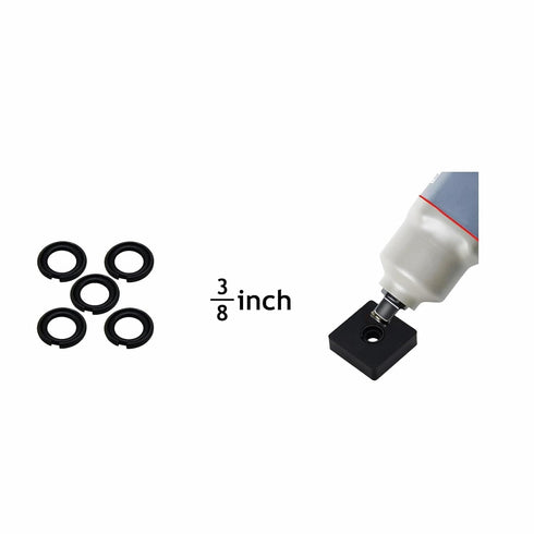 (4+4 Sets) 3/8” and 1/2" Impact Retaining Ring Clip with O-Ring for Milwaukee Electric/Pneumatic Type Impact Wrench, Retainer Ring Anvil Install T...