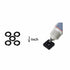 (4+4 Sets) 3/8” and 1/2" Impact Retaining Ring Clip with O-Ring for Milwaukee Electric/Pneumatic Type Impact Wrench, Retainer Ring Anvil Install T...