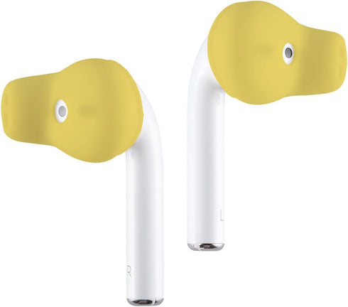 ACOUS Design Purest Earbuds Covers Anti-Slip Sport Tips Covers Compatible with Apple AirPods1&2 and EarPods (Strong Lemon)...
