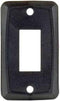 JR Products 12851-5 Black Single Switch Wall Plate, (Pack of 5)...