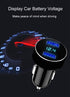 LIHAN Dual USB Car Charger, 4.8A Output, 12/24 Volt USB Adapter Plug for Cigarette Lighter Voltage Meter, Compatible with iPhone,iPad, Samsung Gal...
