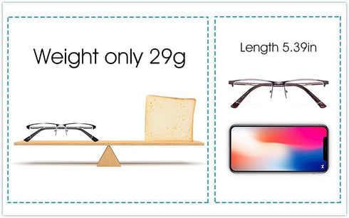 2-Pack Blue Light Blocking Reading Glasses Men Women Spring Hinge Computer Reading Glasses Metal Frame (Mixed Color, 3.5...