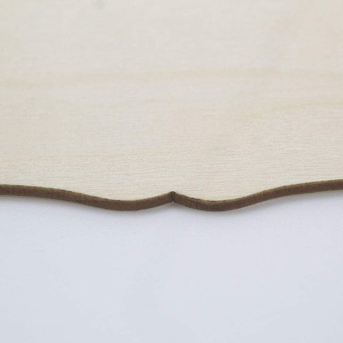 JANOU 3pcs Unfinished Wood Sign Blank Hanging Wooden Plaque DIY Craft Project Wood Sign with Rope Door Wall Art Decorative, Style 3, 9x6.5''...