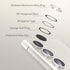 AGVEE 3 * 2 Set 6Pcs for Samsung Galaxy S23 / S23 Plus Camera Lens Protector, 9H Tempered Anti-Scratch Glass with Aluminum CD Pattern Lens Ring Co...