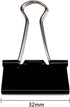 40Pcs Medium Binder Clips, 1.25 inch(32mm), Paper Clamps Medium Size for Office Supplies, Black...