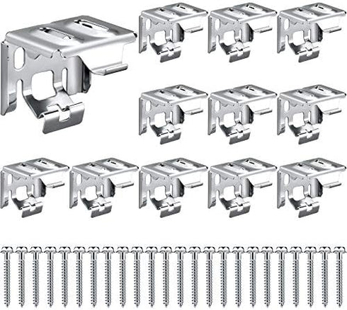Jetec 6 Pieces Mini Blind Brackets Bracket for Window Blinds, with Screws...