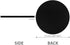 WIRESTER White Absorbent ROUND Fabric Felt Neoprene Sublimation Blank Car Coasters for Drinks (2.87 inches), 10 pcs Set...