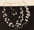 Gold Layered Pearl Necklaces for Women Faux Pearls Necklace Bracelet Earring Set for Women Girls Multi Layered Pearl Choker Necklaces...