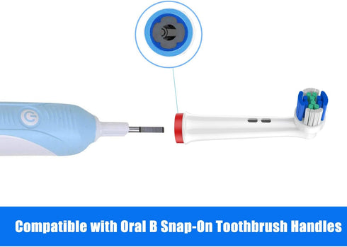 Toothbrush Heads, Electric Toothbrush Replacement Toothbrush Heads Compatible with Oral B Braun 7000/Pro 1000/9600/ 5000/3000/8000 (4 Pack)...