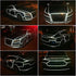 0.4" X148'' Car Reflective Body Rim Funny DIY Stickers Warning Safety Auto Motorcycle Bike Decal Body Cover Decoration Strip(White)...