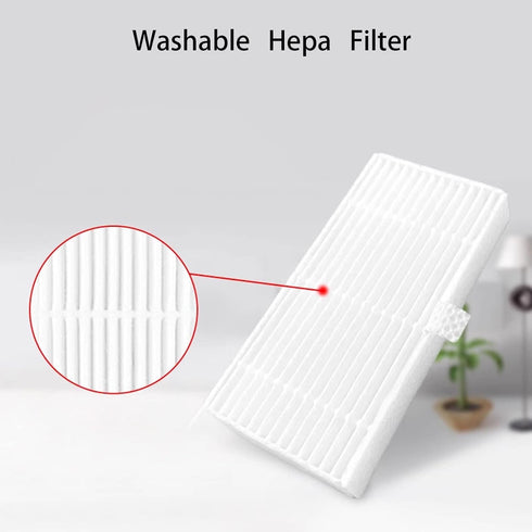 Accessories Kit Compatible With MAMNV BR150/BR151,ZCWA BR150/BR151,MANVINS G20,ONSON BR150/BR151 Robot Vacuum, 8 Side Brushes, 4 Hepa Filters,4 Mo...