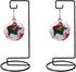Ornament Display Stand Iron Hanging Stand Flower Pot Rack Holder Pothook for Hanging Glass Globe Air Plant Terrarium Witch Ball Home Wedding Chris...