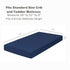 EVERYDAY KIDS 3 Piece Toddler Sheet Set - Soft Breathable Microfiber Toddler Bedding - Includes a Flat Sheet, a Fitted Sheet and a Pillowcase - So...