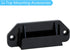 Retractable Baby Gate Replacement Parts Kit (Black) Retractable Baby Gates Full Set Wall Mount Accessories Retractable Dog Gate Baby Gate Hardware...