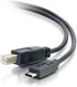 Legrand - C2G USB C to B Cable, Female to Male USB Cable, USB 2.0 Cable, 6 Foot Data Transfer Cable, Black USB Cord, 1 Count, C2G 28859...
