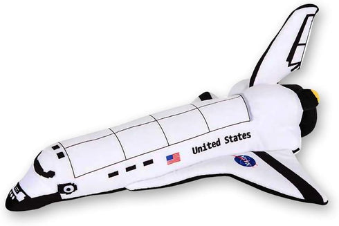 ArtCreativity Stuffed Space Shuttle - 14" Soft Cuddly Astronaut Toy for Kids, Easter Basket Stuffer, Birthday Gift...