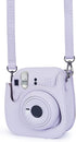 Instant Mini 12 Protective Camera Case for Fujifilm Instax Mini 12/11,Premium Leather Camera Bag Cover with Pocket and Removable&Adjustable Strap ...