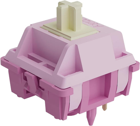 Akko V3 Creamy Purple Pro Keyboard Switch for Mechanical Gaming Keyboard, 5-Pin 30gf tactile Switches (45pcs)...