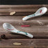 Ceramic Soup Spoons set, Chinese Style Glaze Porcelain Rice Spoons, Asian Tableware spoons Set of 4 (Dark green)...