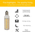 SeeU LED Light Bulb E12 High Lumen Led Corn Bulb Chanderlier Bulb Cylinder Pendant Light Bulb Replacement Warm White 7W...