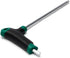T-Handle Hex Keys Ball End Long Arm Metric Hexagon Allen Wrench Repair Kit Hand Tool for Home Automotive 45 Steel Green 6mm...