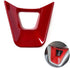 for Toyota Accessories Steering Wheel Trim Interior Decaration for Toyota RAV4 2019 2020 2021 Toyota Corolla 2020 2021 (red)...