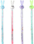 Cute Bunny Sharpening Pencils, with Replacable Refills,Stackable Pencils, Cute Rabbit Pencils...