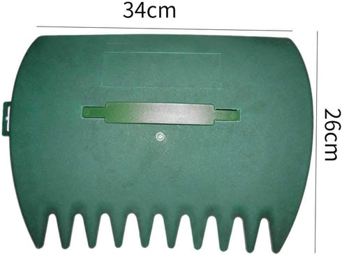 Leaves Grabber, 2pcs Handheld Hazelnut Leaf Scoop, Fast Lawn Remove Fallen Collection Garden and Yard Leaf Scoops Hand Rakes Used to Pick Up Leave...
