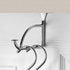 Spectrum Diversified Designs Hanger Holder & Hook, Extender Over-the-Door Closet, Bedroom & Laundry Room, Hanging Clothes Drying Rack, Chrome...