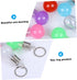 DOITOOL 21pcs Color Luminous Key Chain Funny Keychains Light up Toys Led Color Led Keychain Halloween Key Ring Flashing Led Bulbs Led Light Bulb U...