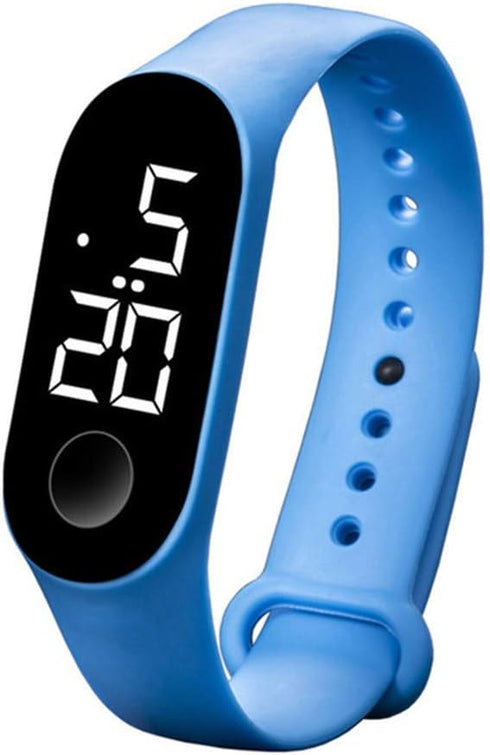 CdyBox 10 Pack 50 Meters Waterproof Led Digital Boys Girls Student Touch Screen Sport Watch Silicone Women Men Wristwatch Gifts...