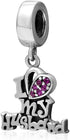Husband Dangle Charm 925 Sterling Silver Christmas Gift Beads Charm fit for Pandora Charms Bracelets...